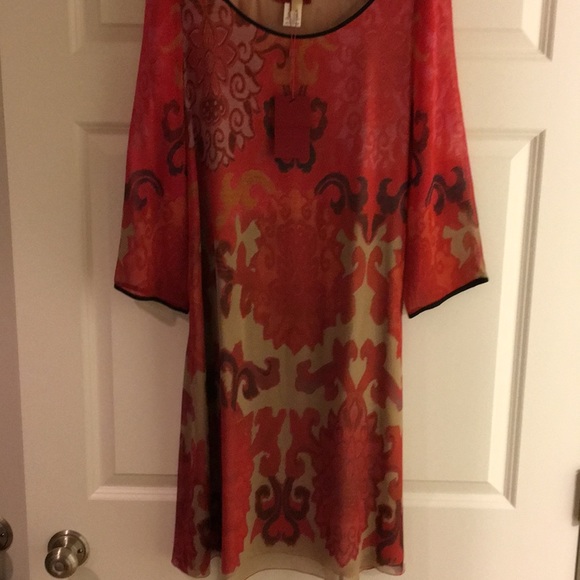 ❤️❤️❤️ NWT Vivienne Tam silk dress - Picture 5 of 5